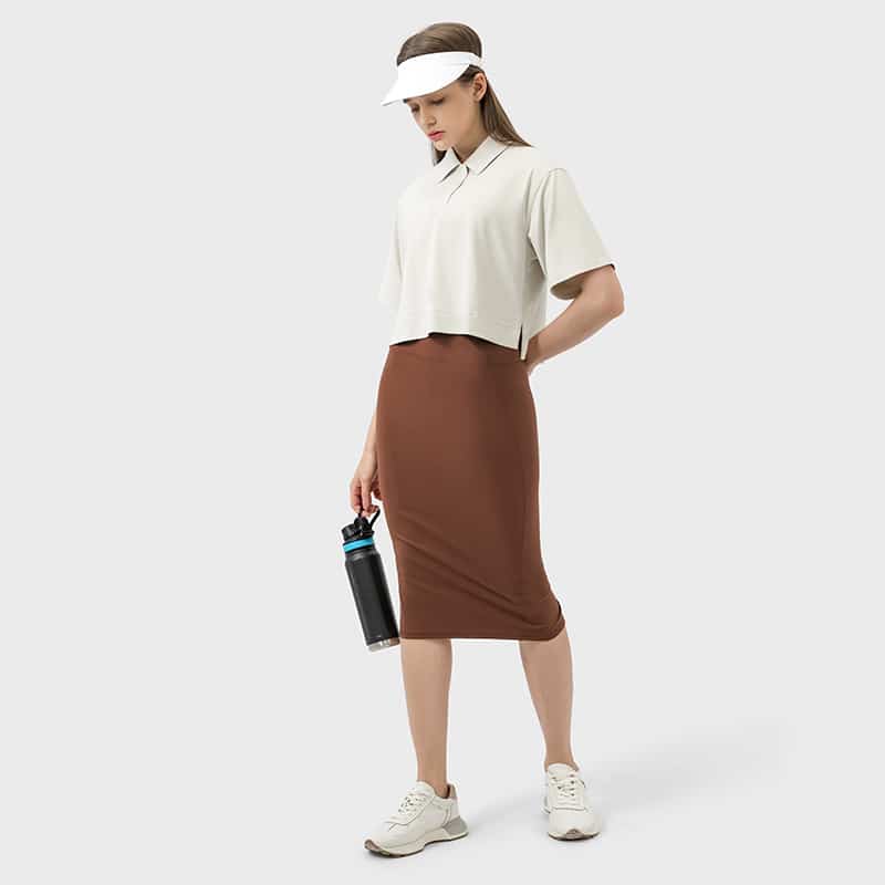 below knee coffee pencil skirts wholesale