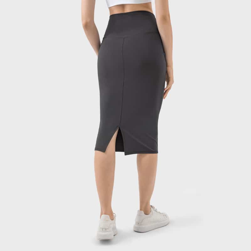 high waist back split pencil skirts wholesale manufacturer