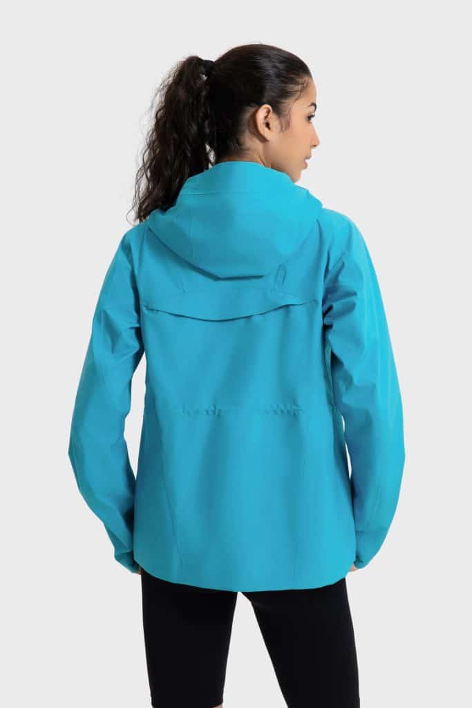 women's waterproof hiking half-zip pullover