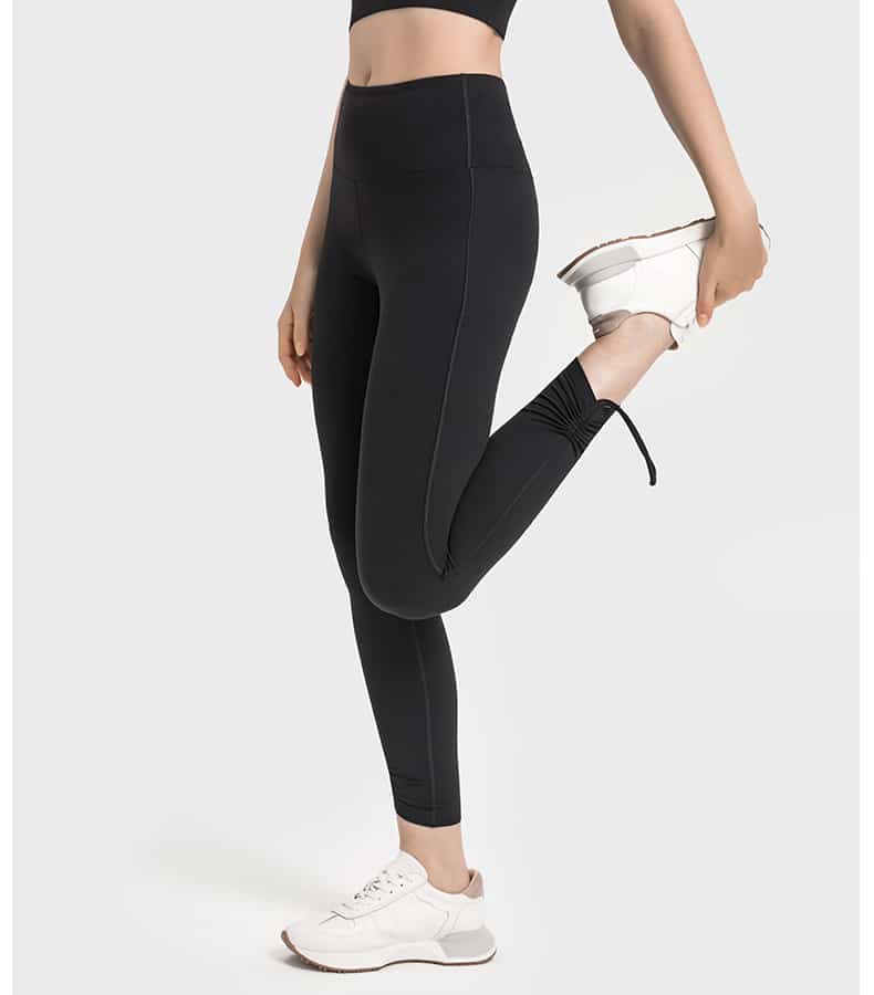 tummy control nylon spandex capri leggings supplier