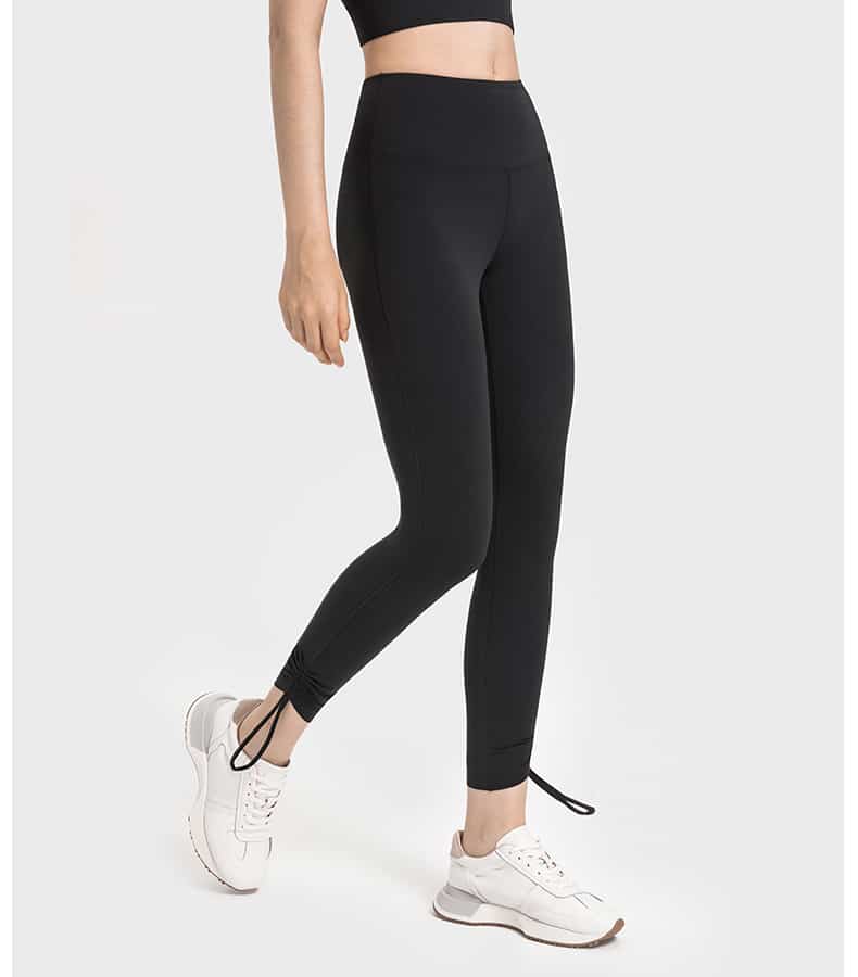 tummy control nylon spandex capri leggings wholesale