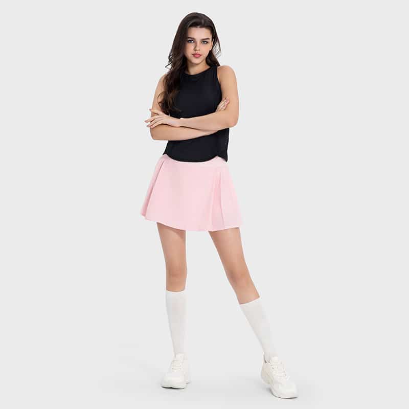 women's tennis skirt built in shorts and pockets