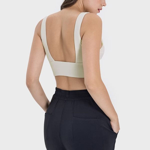 low scoop back sports bra wholesale