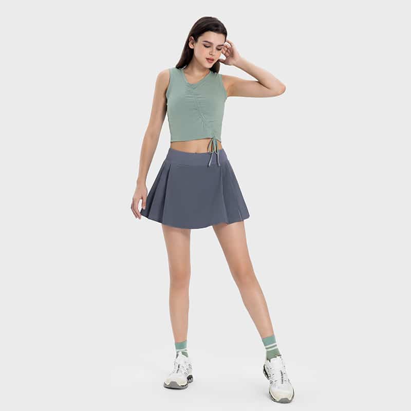 workout skort tennis skirt built in shorts