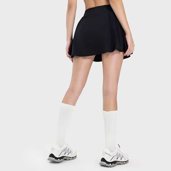 women's high waist tennis skirt built in shorts