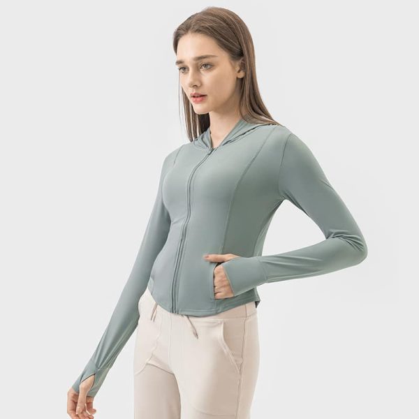 wholesale sun protection zip up hoodie