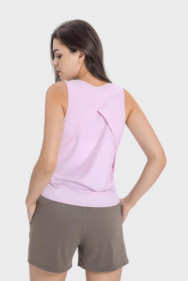 yoga shirt loose-fitting workout tank tops