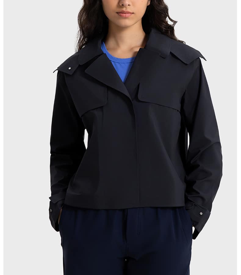 black 3 in 1 hiking jacket womens