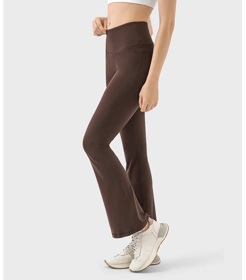 women's high rise mini flare leggings wholesale