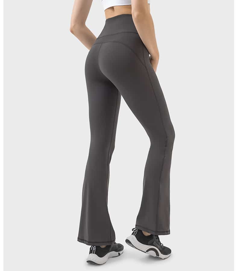 women's high rise mini flare leggings