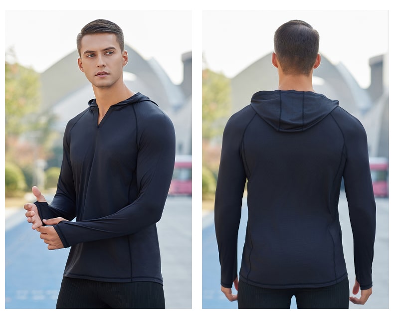 Langarm-Sport-Top Herren Anbieter