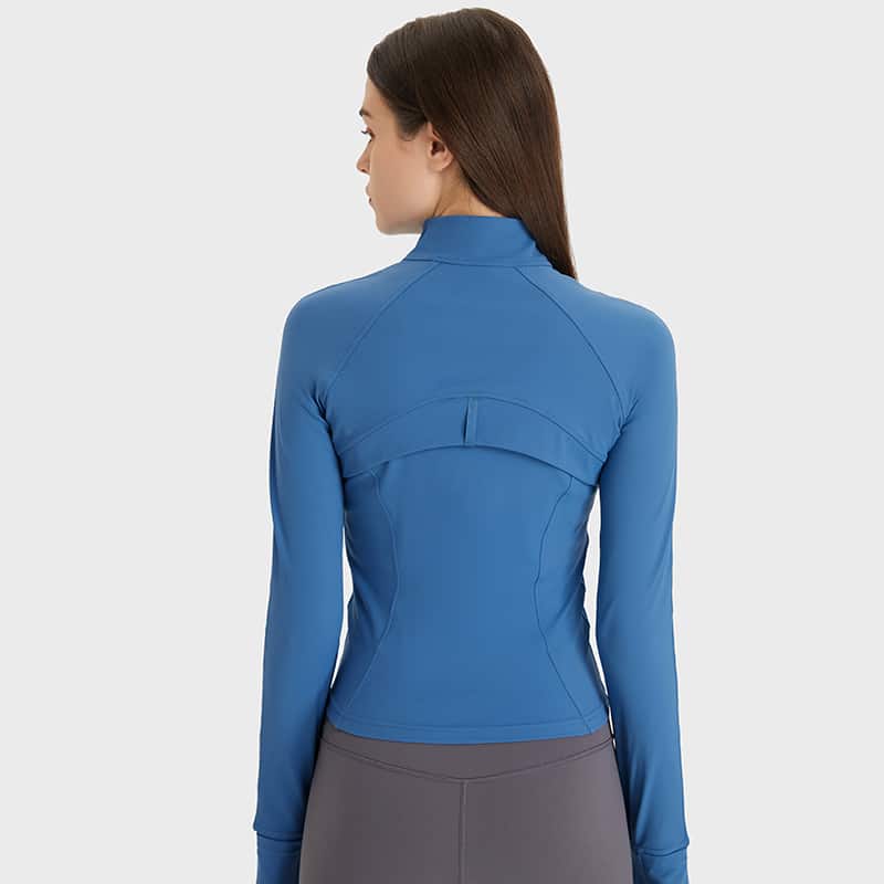 yoga jacket cropped workout jacket women's