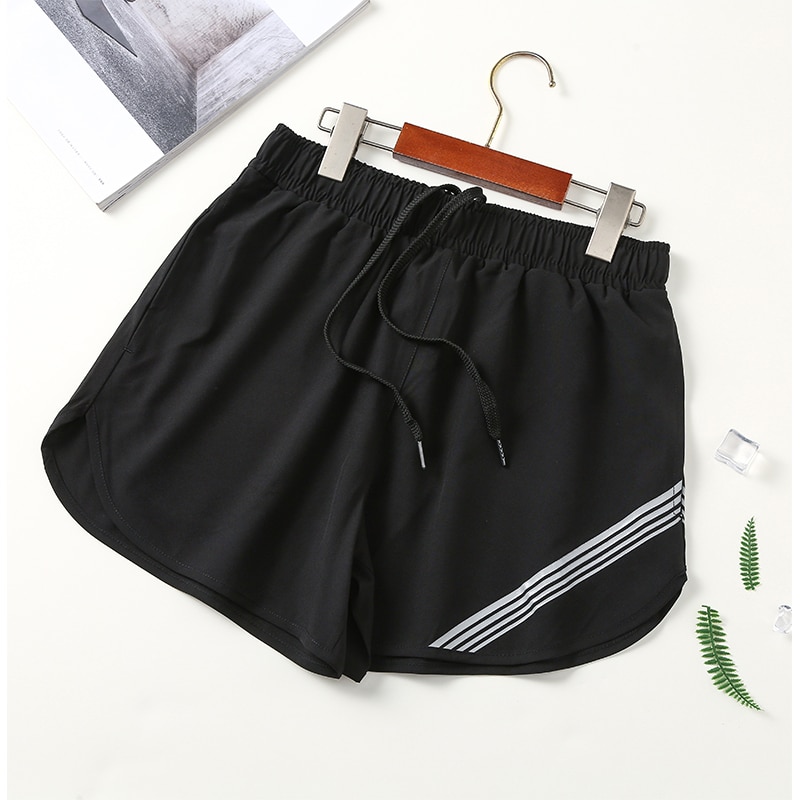 BLACK 92 polyester 8 spandex mens shorts