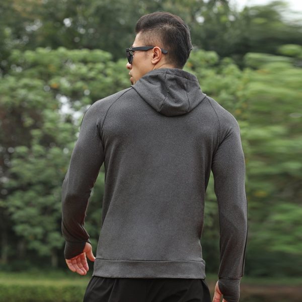 quick dry lightweight mens zip up hoodie