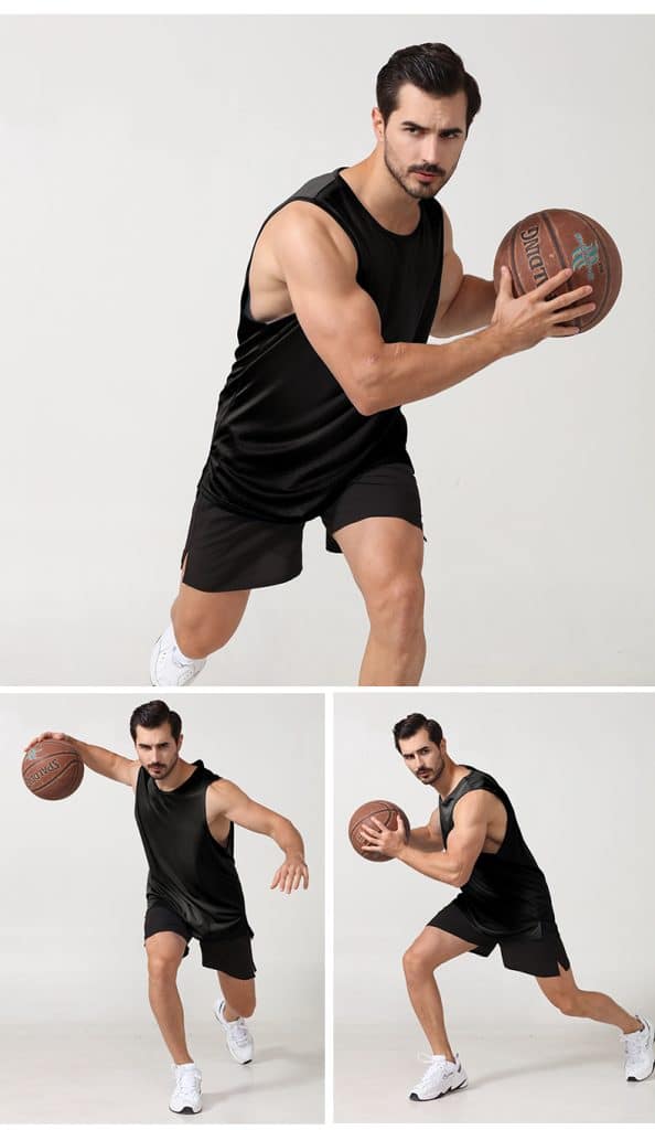 wholesale men's 100 polyester tank tops supplier