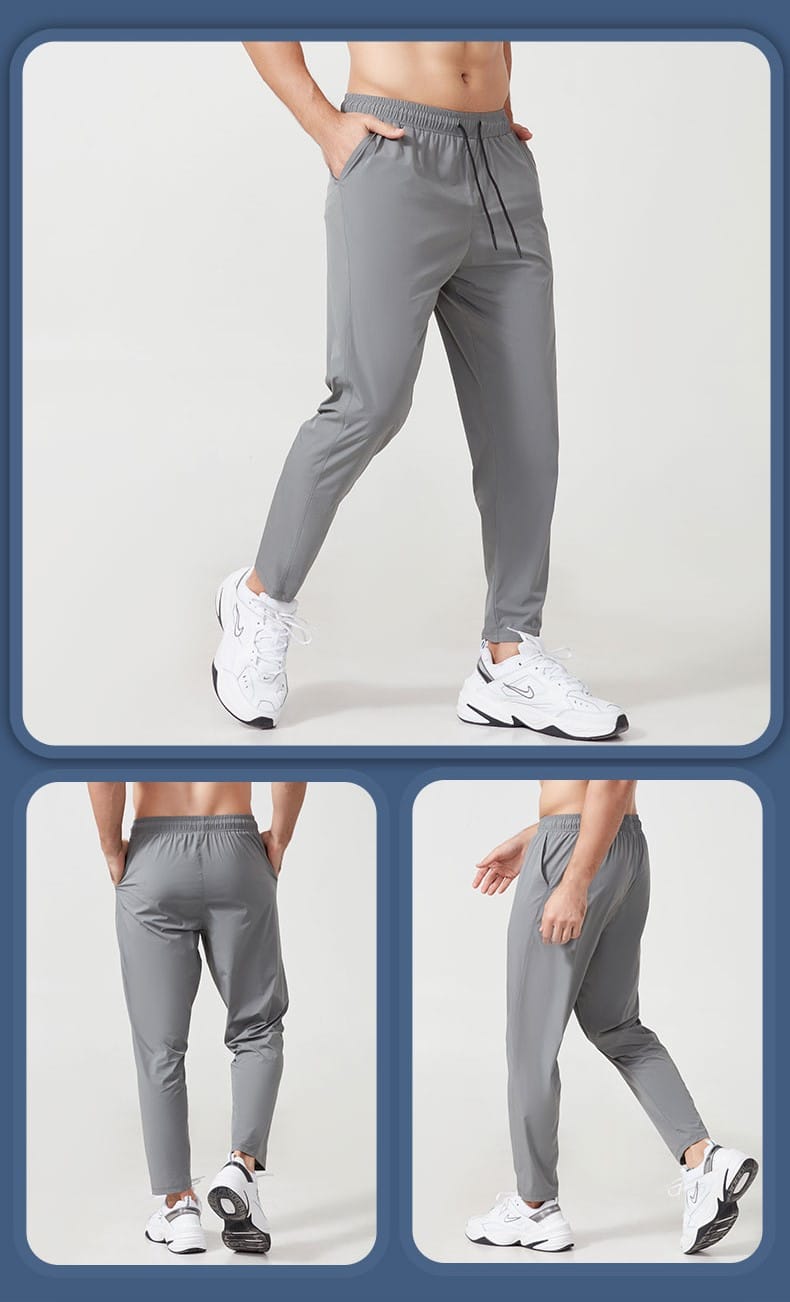 men's nylon lined sweatpants