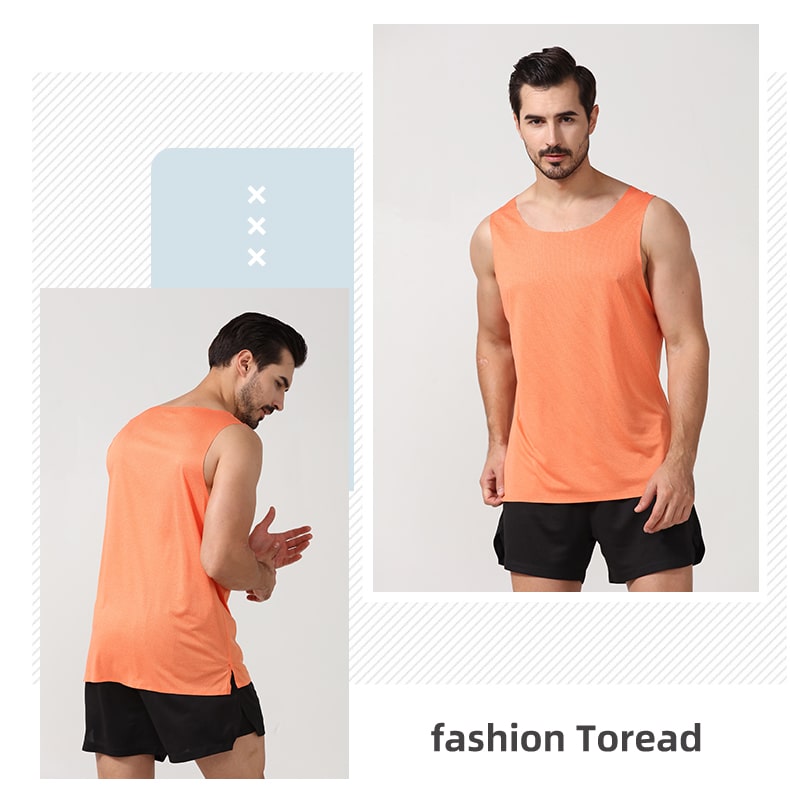 wholesale men's mesh jersey tank tops