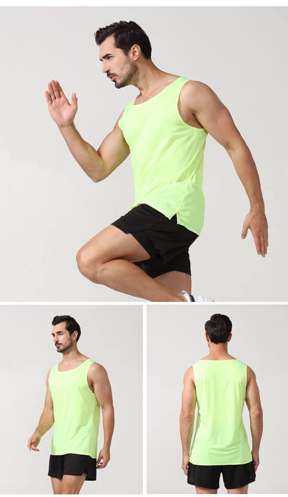 gym shirt men's mesh jersey tank tops