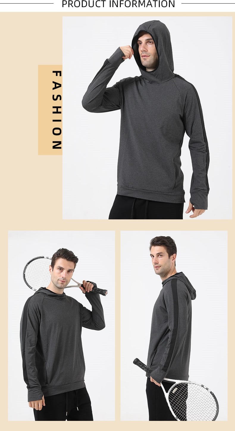 wholesale long sleeve mens workout shirts