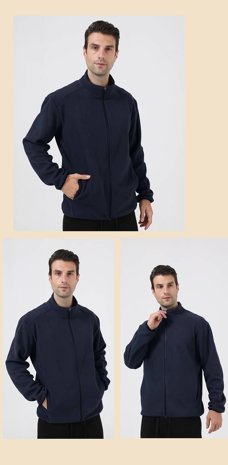 chaquetas de forro polar ligeras para hombre al por mayor