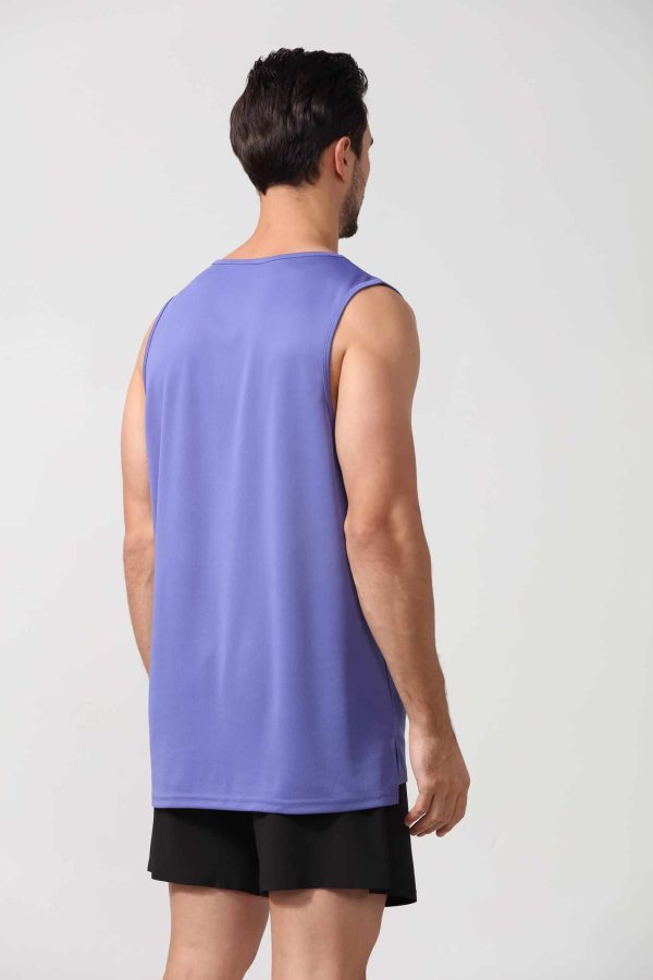 sleeveless men's 100 polyester tank tops