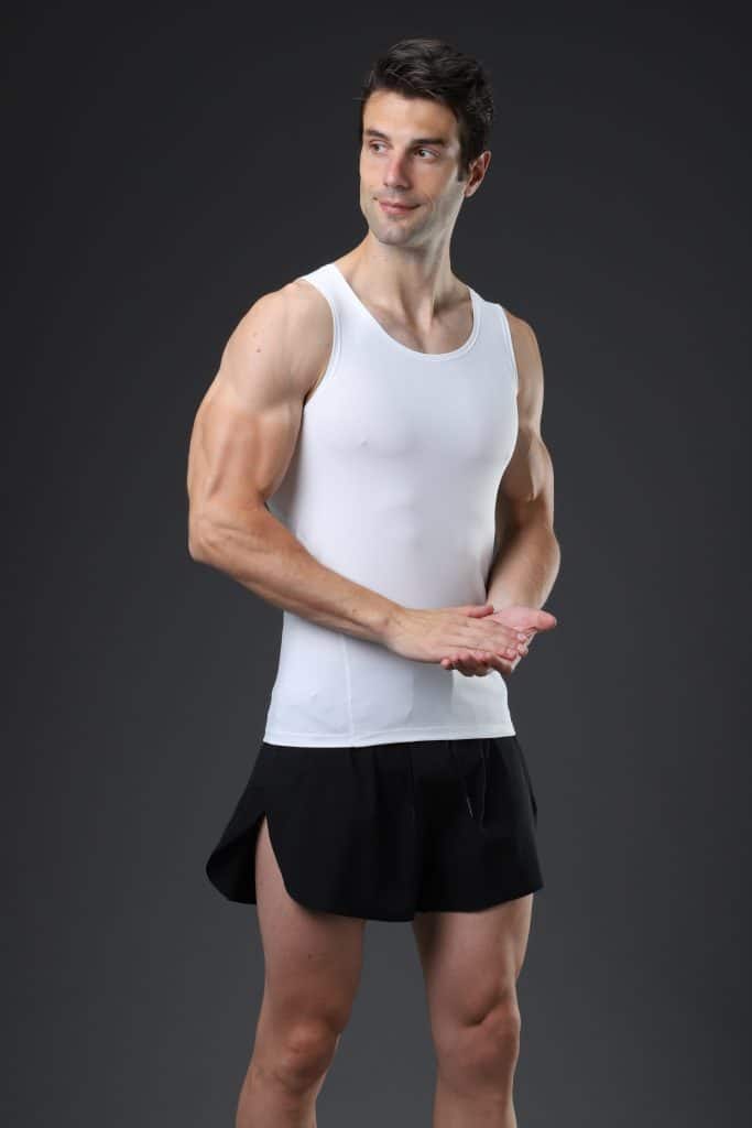 stretch tank top mens