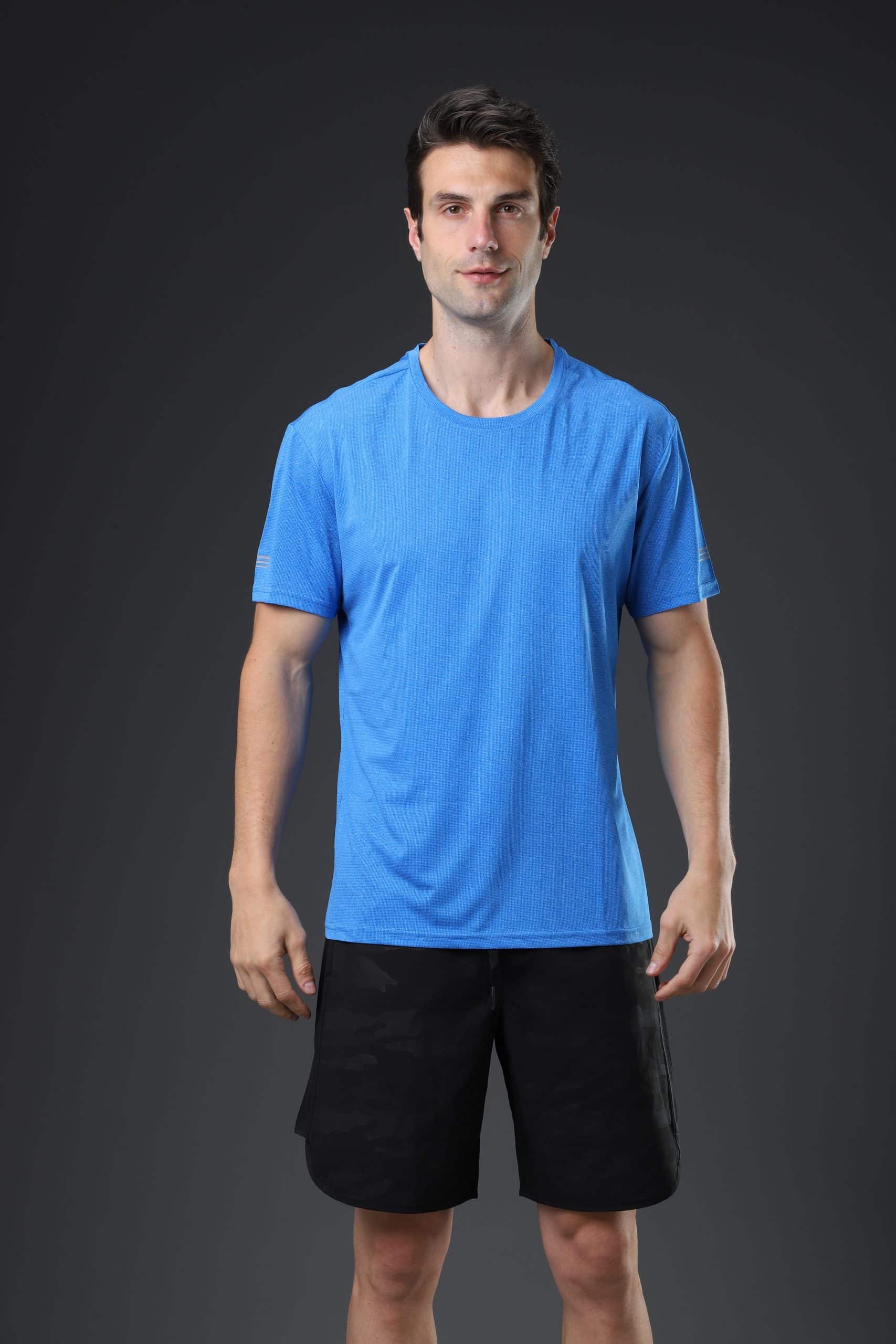 quick dry polyester sports t shirts for men