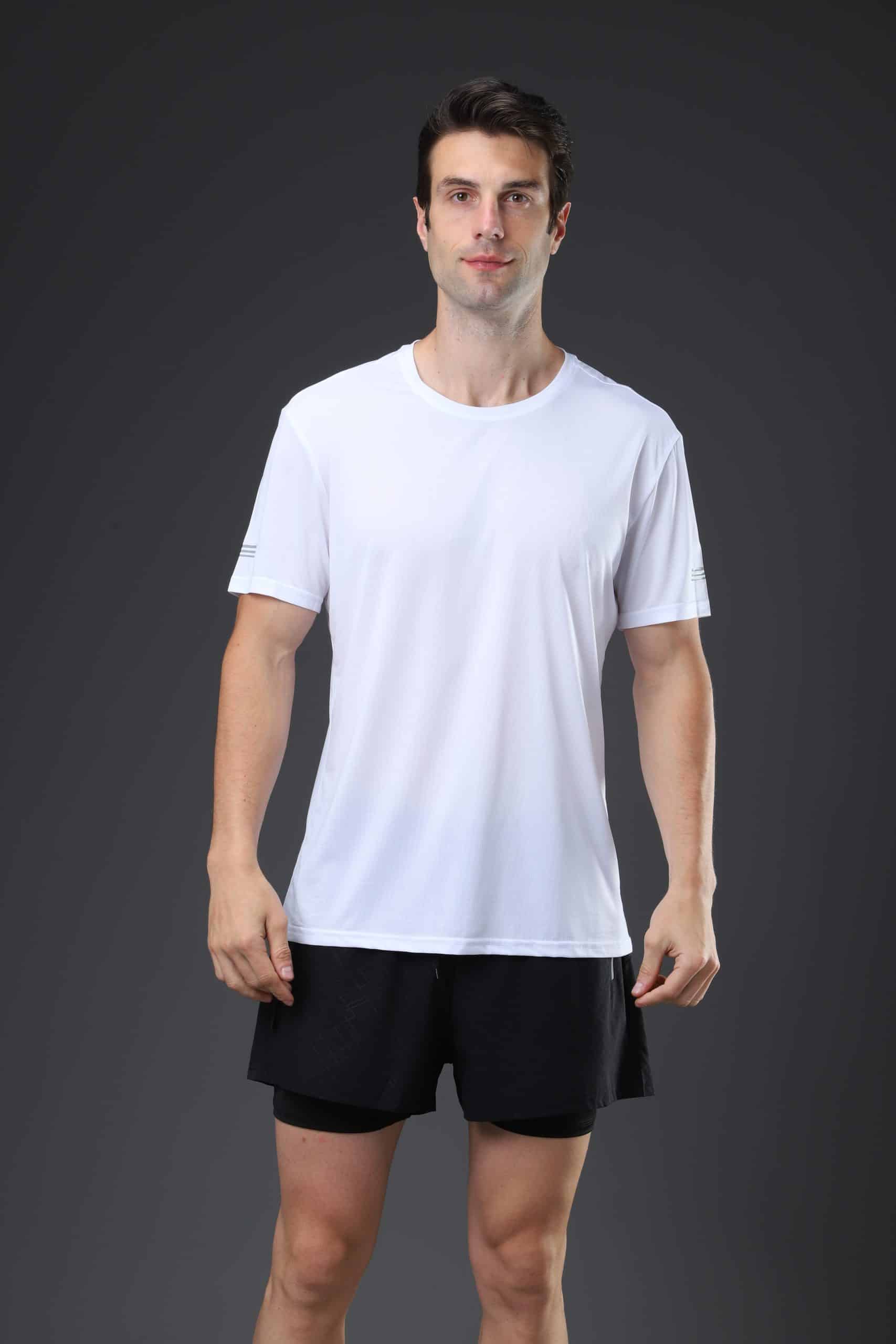 wholesale quick dry polyester sports t shirts for men