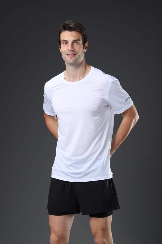 wholesale muscle t shirt polyester sports t shirts for men