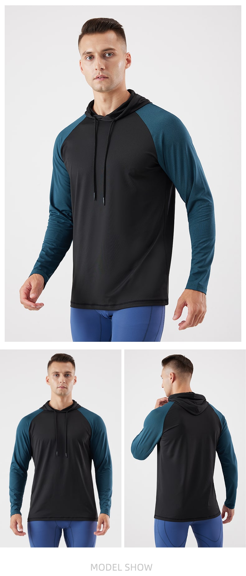 wholesale running mens sport shirts long sleeve