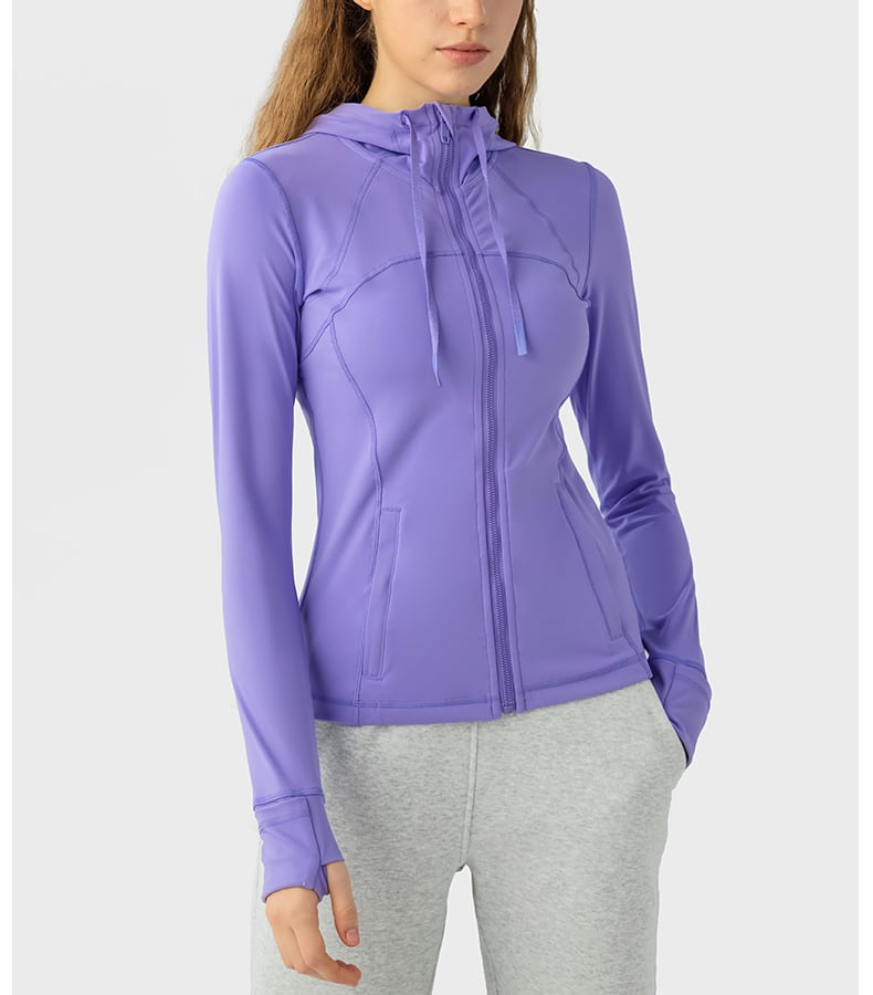 wholesale women yoga hoodie sports top