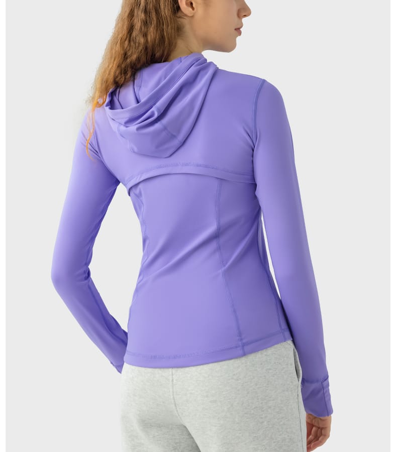 slim fit wholesale women yoga hoodie