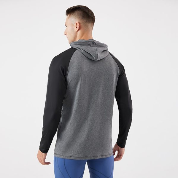 mens sport shirts long sleeve hoodie