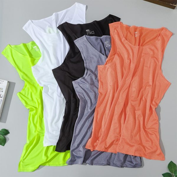 men's mesh jersey tank tops