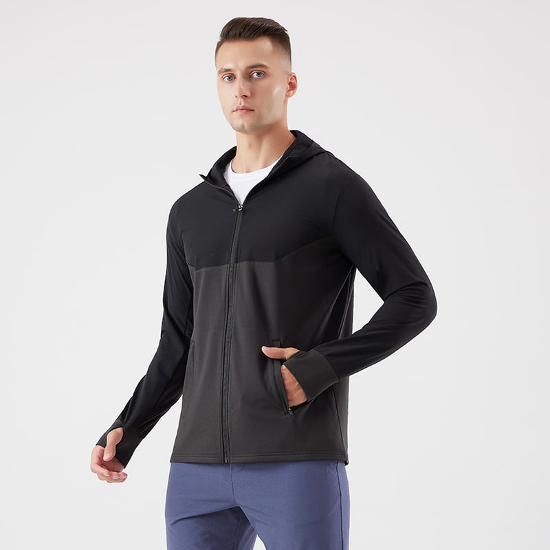 men's windproof fleece hoodie supplier