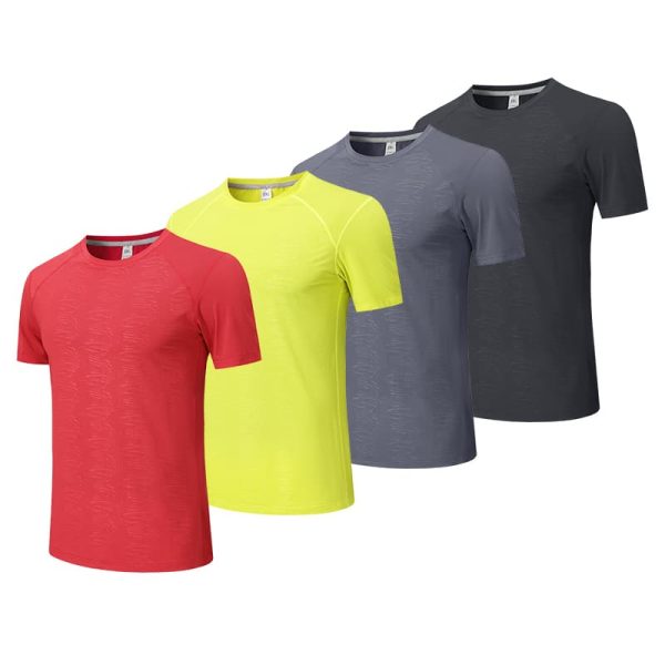 wholesale quick dry polyester spandex t shirts mens