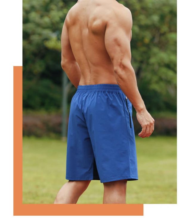 wholesale quick dry sports shorts with pockets mens