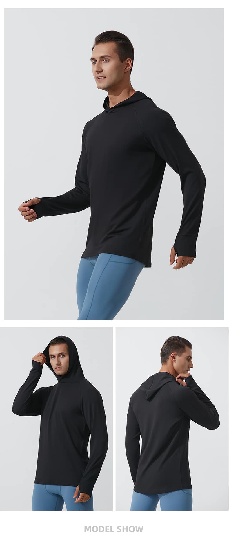 wholesale running mens quick dry long sleeve shirts