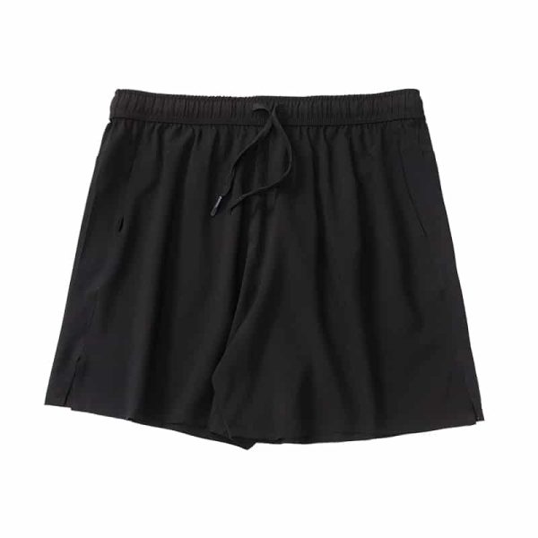 BLACK mens quick dry athletic shorts