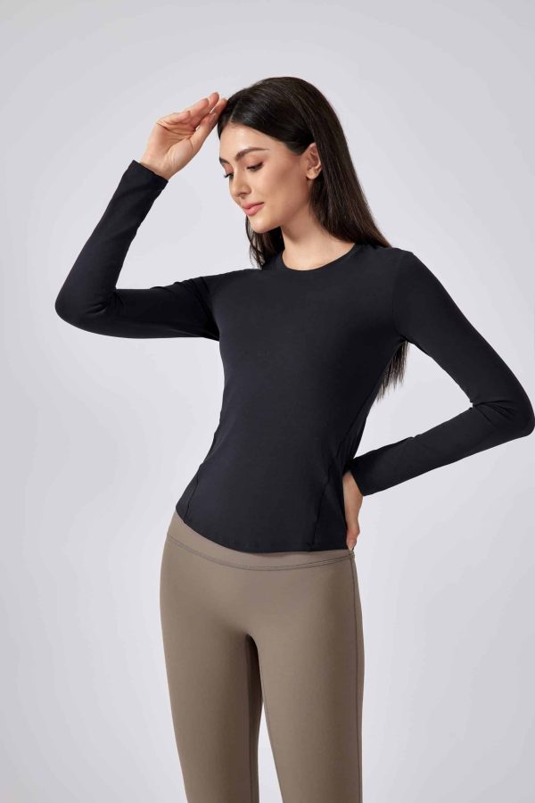 workout women's long sleeve yoga shirts