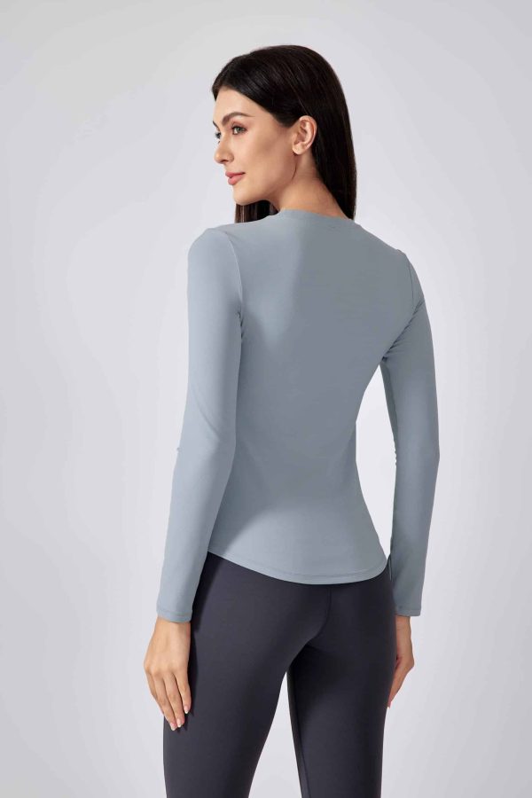 compression women's long sleeve yoga shirts