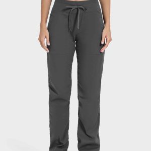 women's drawstring jogger pants
