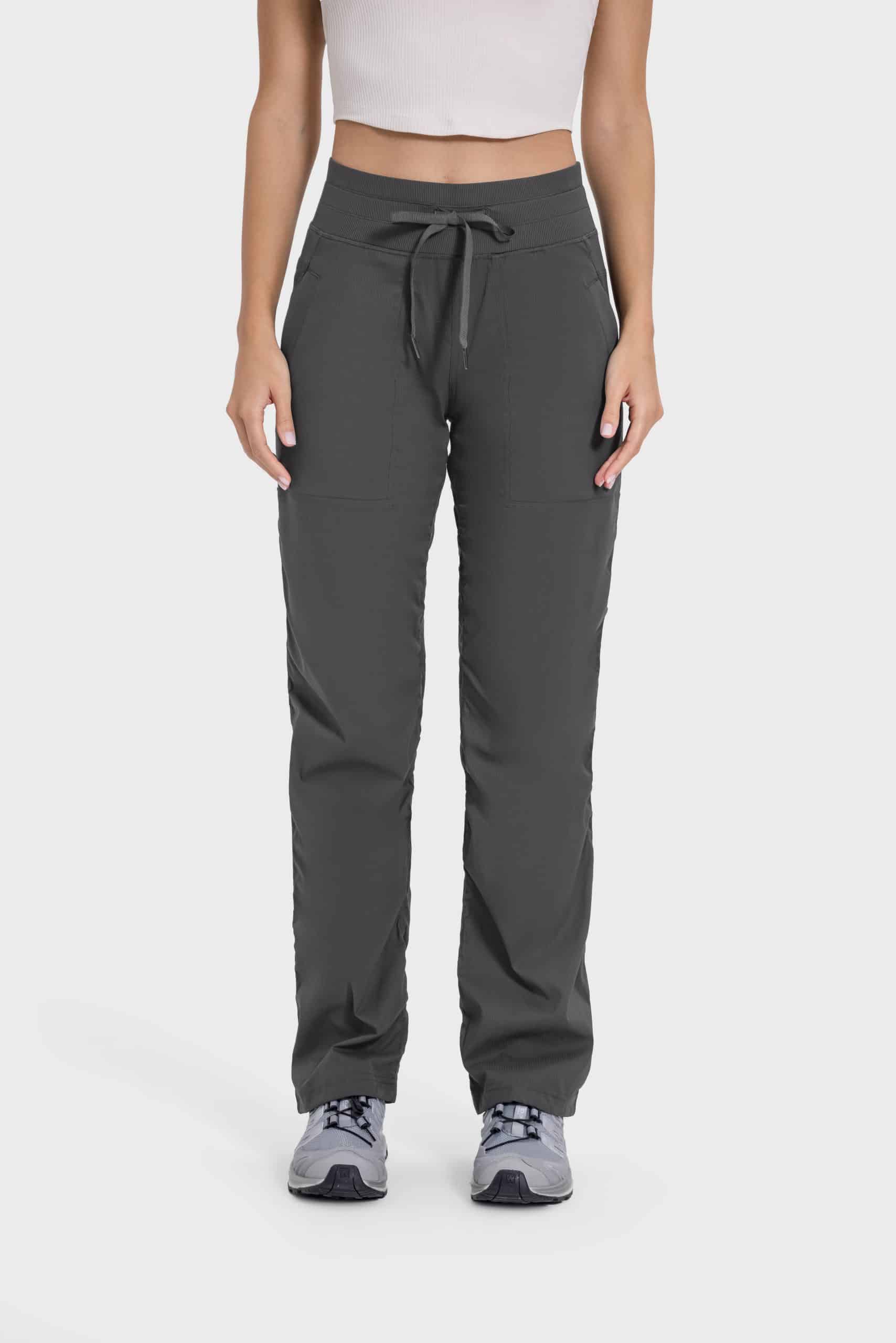 women's drawstring jogger pants