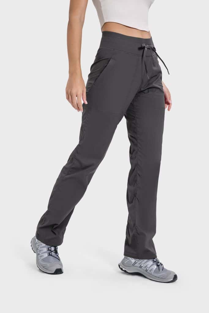 sports pants women's drawstring jogger pants