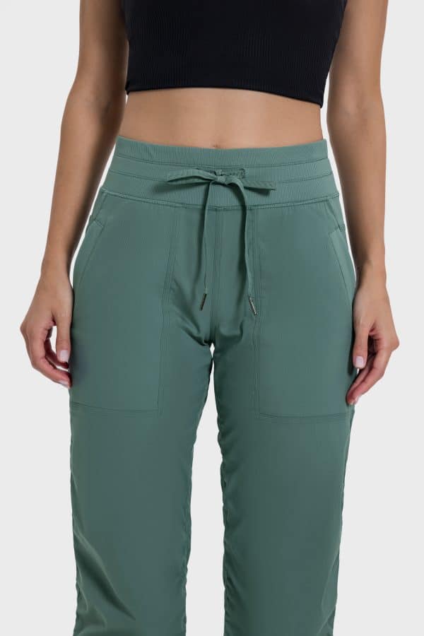 workout women's drawstring jogger pants